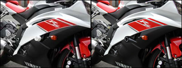 Crash Pads Yamaha YZF-R6 2008-> Bike Design