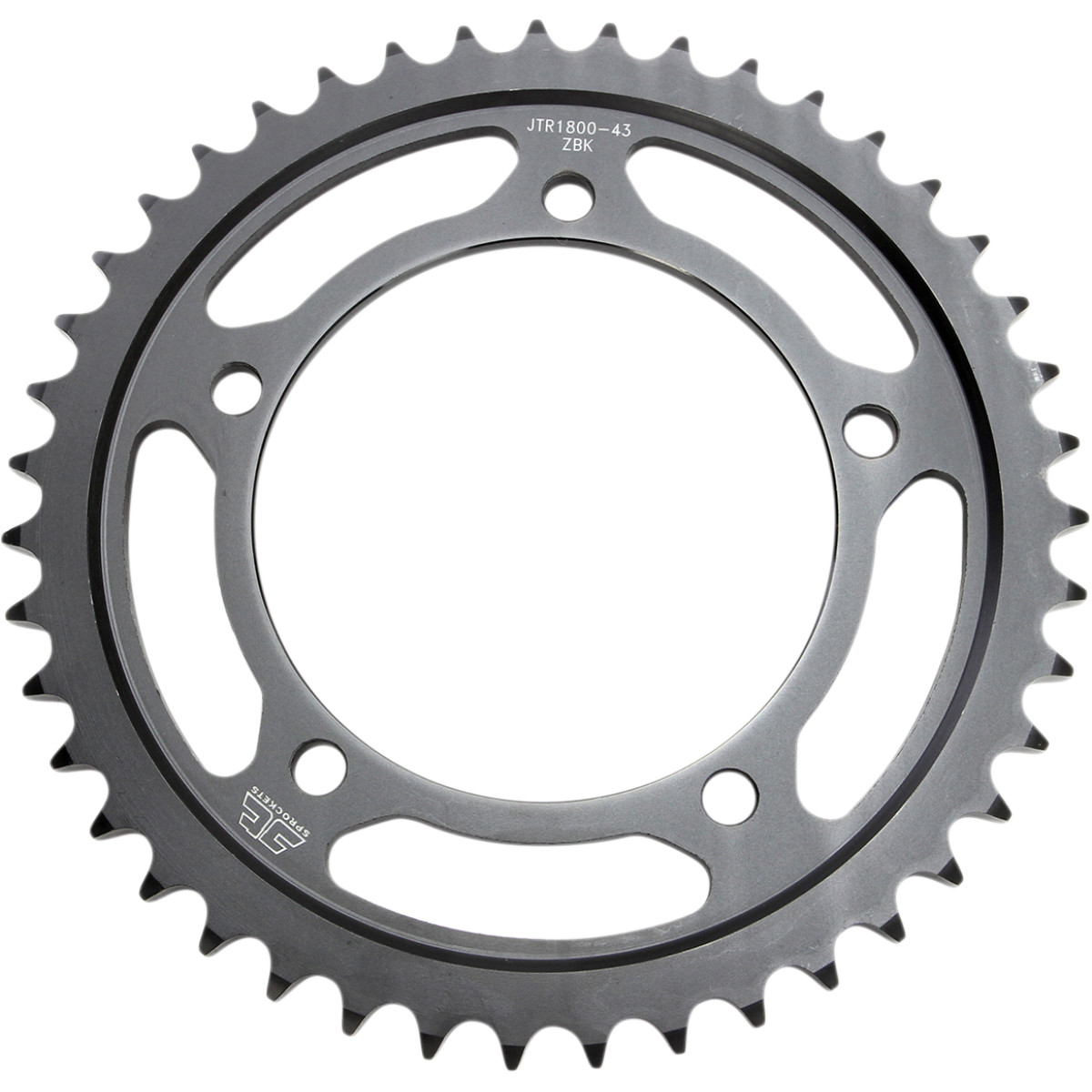 Takaratas Suzuki Hayabusa 2008->, GSX-R 1000 2001-2008, SV 1000 2003-2007, B-King (530-jako) Teräs Musta - JT Sprockets