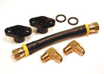 Oil Cooler Removal Kit 6.5" Suzuki Hayabusa 1999-2017 - Brock's Performance