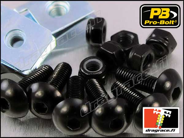 Katteenlasinpulttisarja (6 kpl), Honda VTR SP-2 2002-2005 Alumiinia - Pro-Bolt