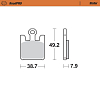Jarrupalat Etu Kawasaki ZX-6R 03-06, ZX-10R 04-07, ZX-12R 04-05, Suzuki GSX-R 1000 2003 Sintered RoadPRO - Moto-Master