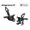 Jalkatappisarja Aprilia RSV 4 2009-2016, Tuono V4 2009-2016 Normaali Sekä Käänteinen Vaihdekaavio - Bonamici Racing