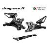 Jalkatappisarja Honda CBR 1000 RR-R 2020-2024 "Racing-malli" Normaali Sekä Käänteinen Vaihdekaavio - Bonamici Racing