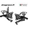 Jalkatappisarja Kawasaki ZX-10R 2016-2025 Normaali Sekä Käänteinen Vaihdekaavio - Bonamici Racing