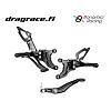 Jalkatappisarja Yamaha YZF-R1 2009-2014 Normaali Sekä Käänteinen Vaihdekaavio - Bonamici Racing