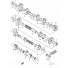 Vaihteistonratas 2nd. (NT:16) Suzuki Hayabusa 1999-2007 - OEM