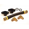 Oil Cooler Removal Kit 6.5" Suzuki Hayabusa 1999-2017 - Brock's Performance