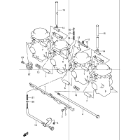 Kaasuttajien Väliputki Suzuki - OEM