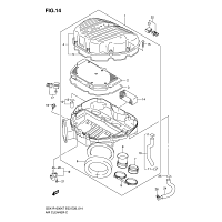 Imusuppilo Suzuki GSX-R 1000 2005-2008, Hayabusa 2008-2010 - OEM