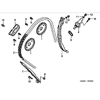Nokkaketjunlaahain Taka Honda CBR 900 RR 1995-1997 - OEM