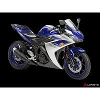 Satulanpäällinen Yamaha YZF-R3 2015-2020, YZF-R25 2014-2020, MT-03 / FZ-03 2020 Sport Edition Etu - Luimoto