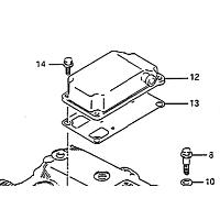 Huohotinkopantiiviste Suzuki GSX-R 1100 1986-1992 - Cometic
