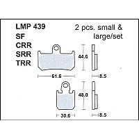 Jarrupalat Etu Yamaha YZF-R1 2007-2014 CARBON ROAD RACING - AP Racing