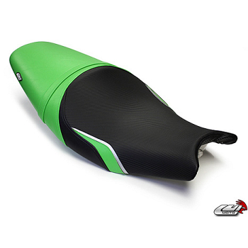 Satulanpäällinen Kawasaki ER-6n/ER-6f 2005-2008, 650R 2005-2008 Sport Edition Musta/Vihreä - Luimoto