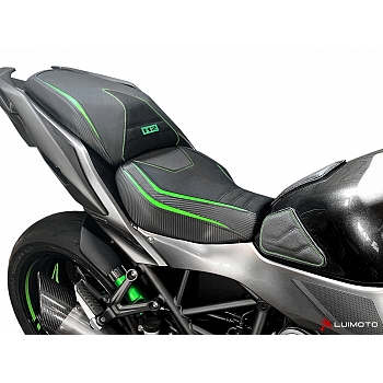 Satulanpäällinen Kawasaki H2 SX 2018-2020 Etu Ergo Fit Satulalle Sport Edition - Luimoto