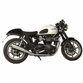 Slip-On Vaimennin Triumph Thurxton 2007-2015, Bonneville 2007-2015 FRC Ruostumaton teräs - Spark