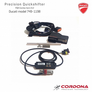 Precision Quickshifter 8 Combo Strain Gauge Quickshifter Kytkimellä Ducati 749-1198, KTM 990 SuperDuke R 2008 Vaihdetangoton