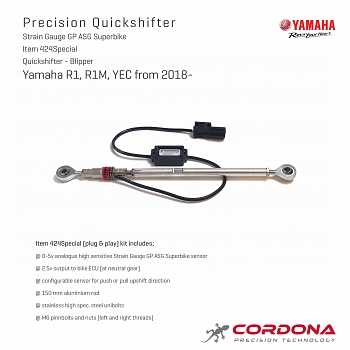 GP Quickshifter Blipper Yamaha YZF-R1/YZF-R1M 2018-2022 - Cordona 1