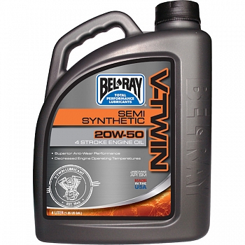 V-Twin SemiSynteettinen 20W/50 4 L - Bel-Ray