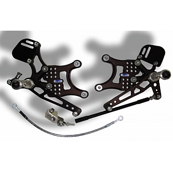 Jalkatappisarja Kawasaki ZX-6R 2007-2015 - PP Tuning