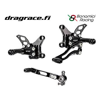 Jalkatappisarja Ducati 748/916/996/998 1994-2004 Normaali Sekä Käänteinen Vaihdekaavio - Bonamici Racing