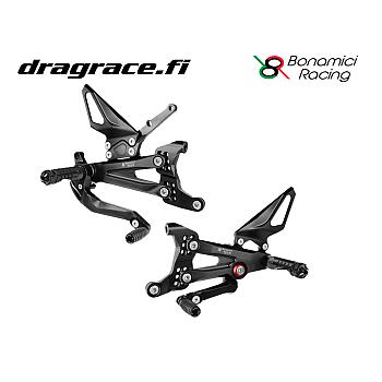 Jalkatappisarja Ducati Panigale V4/V4S/V4R 2018-> Normaali Sekä Käänteinen Vaihdekaavio - Bonamici Racing