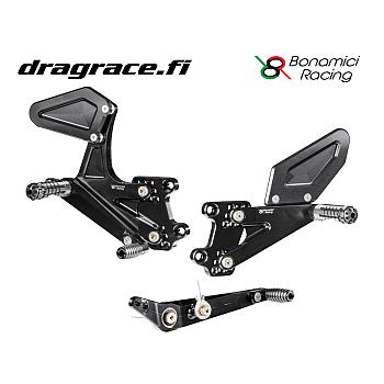 Jalkatappisarja Honda CBR 1000 RR 2017-2019 Normaali Sekä Käänteinen Vaihdekaavio - Bonamici Racing