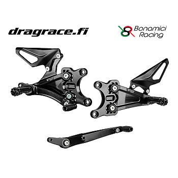 Jalkatappisarja Honda CBR 1000 RR-R 2020-2024 "Racing-malli" Normaali Sekä Käänteinen Vaihdekaavio - Bonamici Racing
