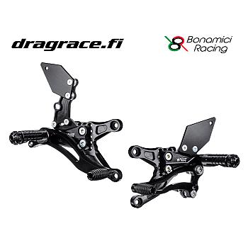 Jalkatappisarja Kawasaki ZX-6R 2020-2025 Normaali Vaihdekaavio - Bonamici Racing