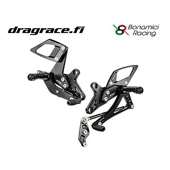 Jalkatappisarja KTM SuperDuke 1290 R/GT ->2019 Normaali Sekä Käänteinen Vaihdekaavio - Bonamici Racing