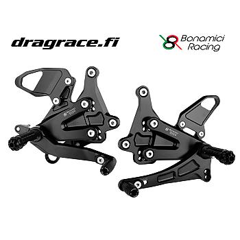 Jalkatappisarja KTM SuperDuke 1290 R 2020-2023, SuperDuke 1390 R 2024-2025 Normaali Sekä Käänteinen Vaihdekaavio - Bonamici Raci