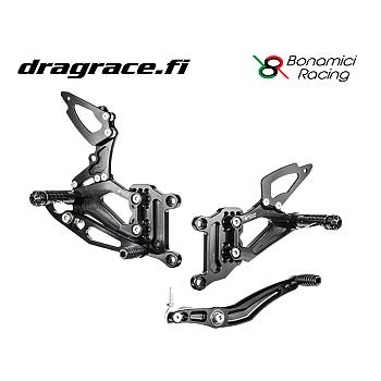 Jalkatappisarja Yamaha YZF-R1 1998-2003 Normaali Sekä Käänteinen Vaihdekaavio - Bonamici Racing