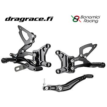 Jalkatappisarja Yamaha YZF-R6 2006-2016 Normaali Sekä Käänteinen Vaihdekaavio - Bonamici Racing