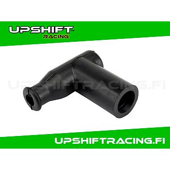Tulpanhattu Silikonia 90° Kulmalla Musta - Upshift Racing