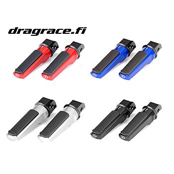 Jalkatapit Etu Kawasaki ZX-10R 2004-2010, ZX-6R 2004-2016, ER-6f/n 2006->, Z 750R 2011-> - Dragrace.fi