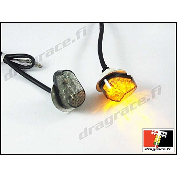 Etuvilkkupari Upotettava LED Yamaha YZF-R1 2002-2008, YZF-R6 2003-2009 - Dragrace.fi