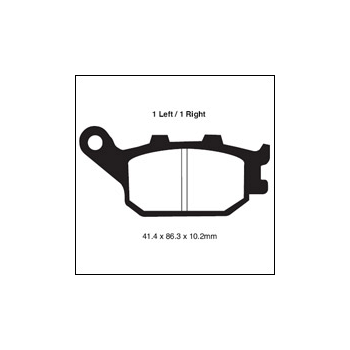 Jarrupalat Taka Honda CBR 600/900/1000 RR/F, Yamaha YZF-R1/YZF-R6/FZ1/6/8, Kawasaki Z 750/1000, Suzuki SV/GSF Sintered - Goodrid