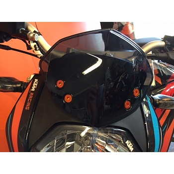 Katteenlasinpulttisarja KTM 125 Duke 2011->, 390 Duke 2013->, 200 Duke 2012-> Alumiinia - Pro-Bolt