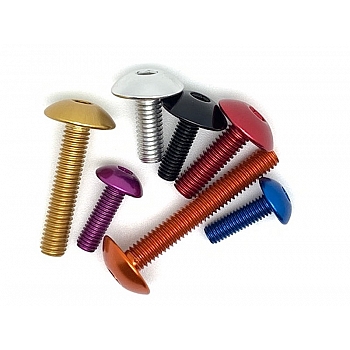Katteenpultti Yksittäin Kupukanta M6x30mm (1.00mm), Ø12mm, Alumiinia - Pro-Bolt