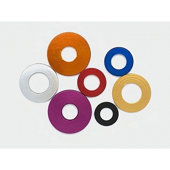Aluslevy Yksittäin M6 Ø12mm/1.4mm, Alumiinia - Pro-Bolt