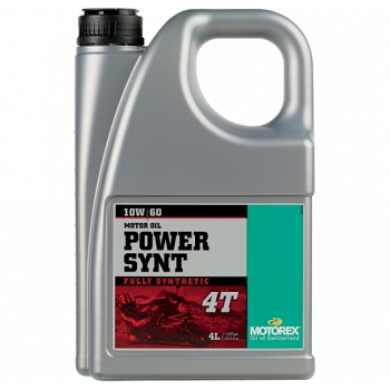 Moottoriöljy Power Synt Täyssynteettinen 4T 10W/60 4L - Motorex