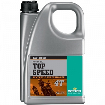 Moottoriöljy Top Speed Synteettinen 4T 10W/40 1L - Motorex