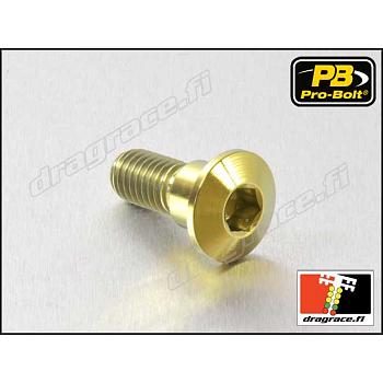 Jarrulevyn Pultti Suzuki M8 x 22 mm (1 kpl), Takalevy, Titaani - Pro-Bolt