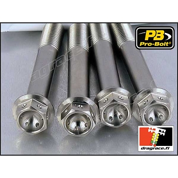 Jarrusatulan Kiinnityspultti 70 mm (4 kpl), Etujarru, Titaani RACE SPECS - Pro-Bolt