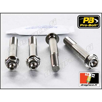 Jarrusatulan Kiinnityspultti 70 mm (4 kpl), Etujarru, Titaani - Pro-Bolt