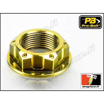 Takapyörän Akselin Mutteri M24 x 1.5 mm Kawasaki, Titaania - Pro-Bolt