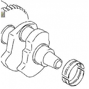 Kampiakselinlaakeri Kawasaki ZZR 1400 / ZX-14 2006-2010 Kaulat 1-3-5
