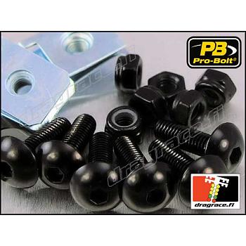Katteenlasinpulttisarja (6 kpl), Honda VTR SP-2 2002-2005 Alumiinia - Pro-Bolt