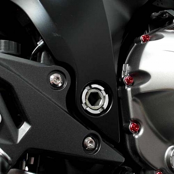 Jalkatappirungonkiinnityspultit Eteen Kawasaki Ruostumatonta Terästä - Pro-Bolt
