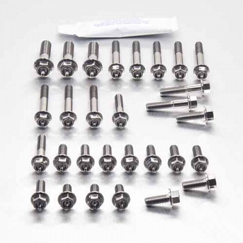 Moottorinpulttisarja Ruostumatonta Terästä Kawasaki Z 1000 2007-2009 Hex - Pro-Bolt